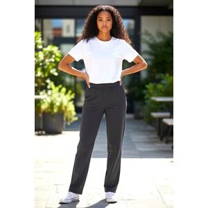 (B-202)Millet Womens Slim Fit Hiking Pants Gray Size US 8 Stretch Outdoor Pocket